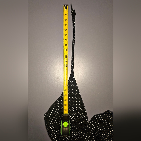 🌟SALE🌟 [GAP] Navy Blue & White Polka Dot Halter Top Midi/Maxi Dress 《10》 - Picture 15 of 16